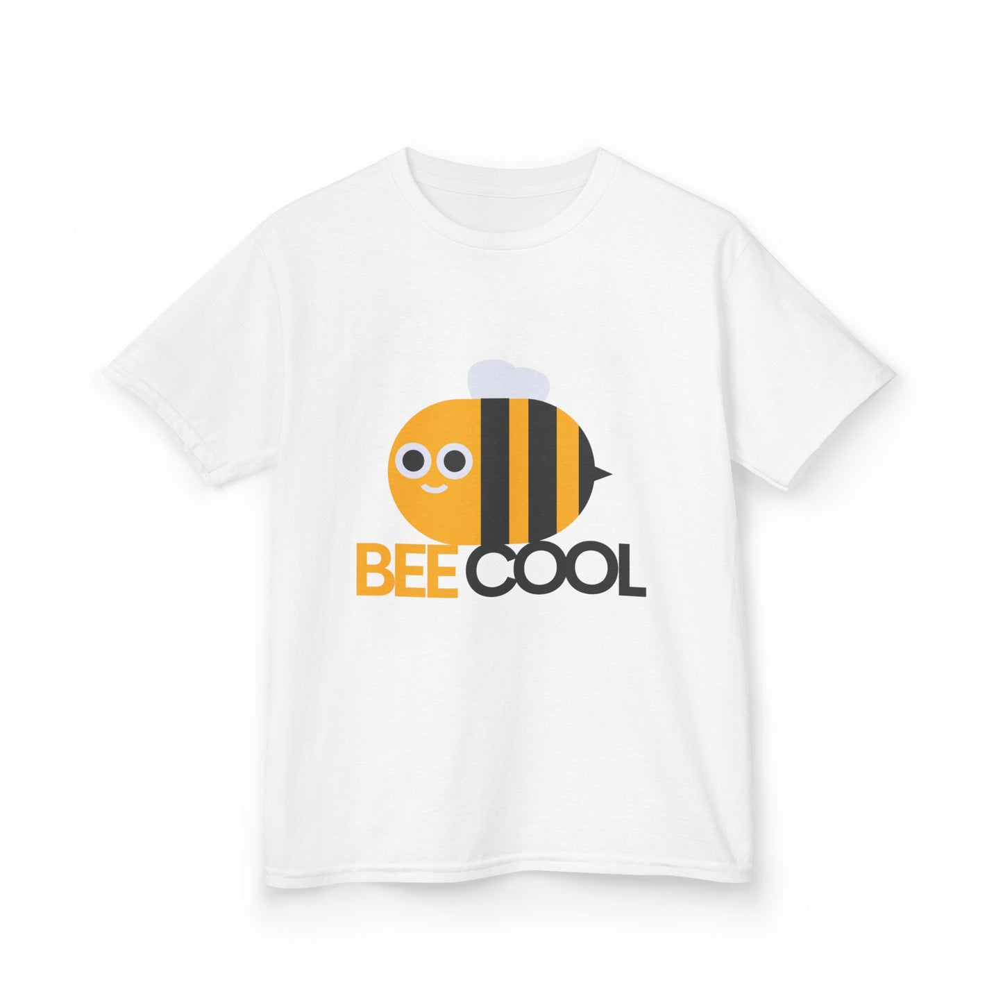 Kids Bee Cool Graphic Tee - Fun & Stylish Heavy Cotton Shirt for Children